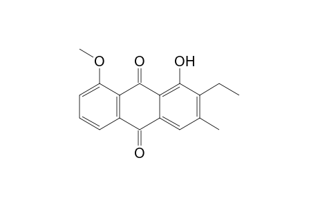 2-Ethyl-1-hydroxy-8-methoxy-3-methyl-9,10-anthraquinone