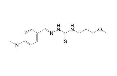 1-[p-(dimethylamino)benzylidene]-4-(3-methoxypropyl)-3-thiosemicarbazide
