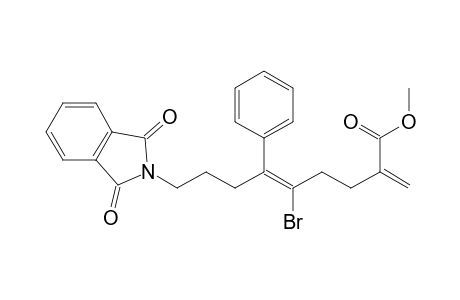 (E)-methyl 5-bromo-2-methylene-6-phenyl-9-phthalimidyl-5-nonenoate