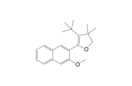 4-tert-Butyl-5-(7-methoxynaphthalen-6-yl)-3,3-dimethyl-2,3-dihydrofuran