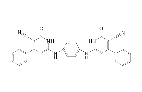 6-({4-[(5-Cyano-6-oxo-4-phenyl-2-hyropyridyl)-amino]-phenyl}-amino)-2-oxo-4-phenylhydro-pyridine-3-carbonitrile
