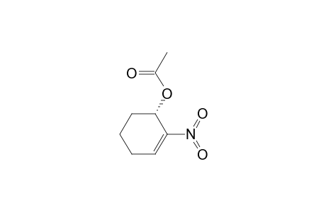 2-Cyclohexen-1-ol, 2-nitro-, acetate (ester), (S)-
