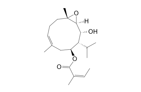 11-Oxabicyclo[8.1.0]undecane, 2-butenoic acid deriv.