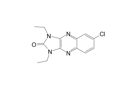 6-Chloro-1,3-diethyl-1H-imidazo[4,5-b]quinoxalin-2(3H)-one