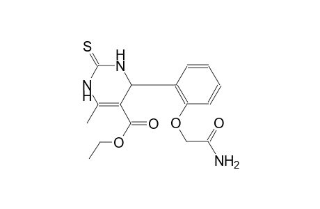 ethyl 4-[2-(2-amino-2-oxoethoxy)phenyl]-6-methyl-2-thioxo-1,2,3,4-tetrahydro-5-pyrimidinecarboxylate