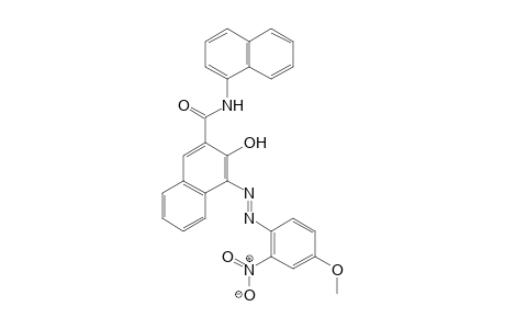 2-Naphthamide, 3-hydroxy-4-[(4-methoxy-2-nitrophenyl)azo]-N-1-naphthyl-