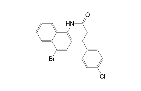 benzo[h]quinolin-2(1H)-one, 6-bromo-4-(4-chlorophenyl)-3,4-dihydro-