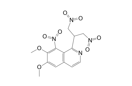 Isoquinoline, 6,7-dimethoxy-8-nitro-1-[2-nitro-1-(nitromethyl)ethyl]-