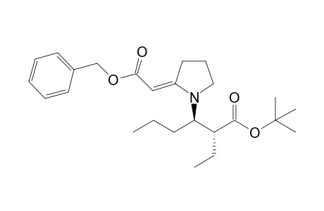 t-Butyl (2R,3R)-3-[2'-(benzyloxycarbonylmethylene)pyrrolidin-1'-yl]-2-ethylhexanoate