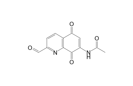 7-Acetamido-2-formylquinoline-5,8-dione