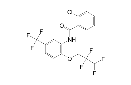 2-Chloro-N-[2-(2,2,3,3-tetrafluoropropoxy)-5-(trifluoromethyl)phenyl]benzamide