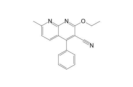 3-Cyano-2-ethoxy-7-methyl-4-phenyl-1,8-naphthyridine