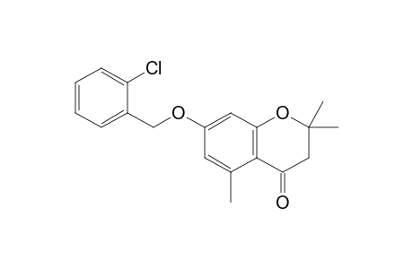 7-[( o-Chlorobenzyl)oxy]-2,2,5-trimethyl-4-chromanone