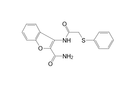 Benzofurane-2-carboxamide, 3-(2-phenylthio)acetylamino-