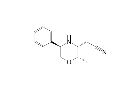 [(2S,3R,5R)-2-Methyl-5-phenylmorpholin-3-yl]acetonitrile