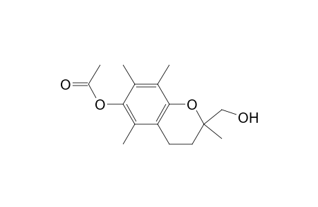 Acetic acid (2,5,7,8-tetramethyl-2-methylol-chroman-6-yl) ester