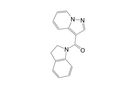 pyrazolo[1,5-a]pyridine, 3-[(2,3-dihydro-1H-indol-1-yl)carbonyl]-
