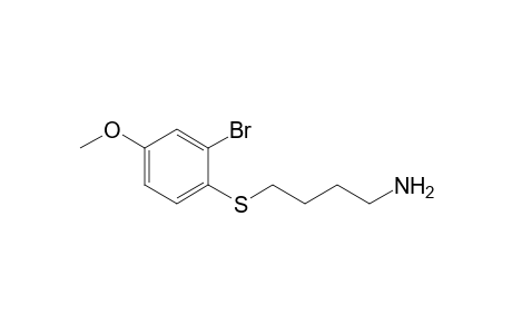 4-(2-Bromo-4-methoxyphenylsulfanyl)butylamine