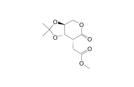 Methyl {(3aS,7R,7aS)-2,2-dimethyl-6-oxo-3a,6,7,7a-tetrahydro-4H-1,3-dioxolo[4,5-c]pyran-7-yl}acetate