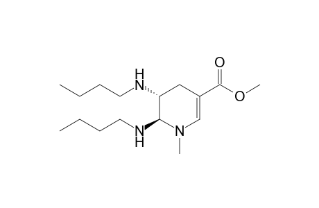 Methyl trans-1-methyl-2,3-di(butylamino)-1,2,3,4-tetrahydropyridine-5-carboxylate