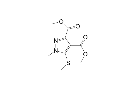 1H-Pyrazole-3,4-dicarboxylic acid, 1-methyl-5-(methylthio)-, dimethyl ester