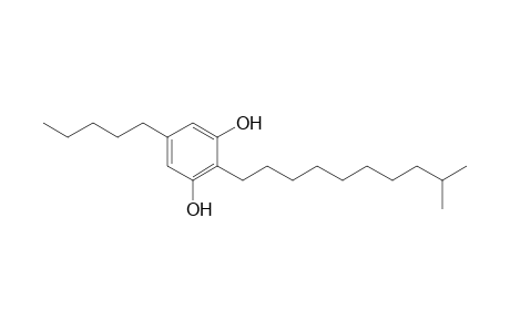 1,3-Benzenediol, 2-(9-methyldecyl)-5-pentyl-