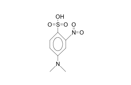 4-Dimethylamino-2-nitro-benzenesulfonic acid