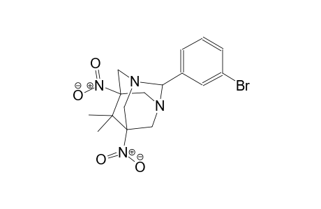 2-(3-bromophenyl)-6,6-dimethyl-5,7-dinitro-1,3-diazatricyclo[3.3.1.1~3,7~]decane