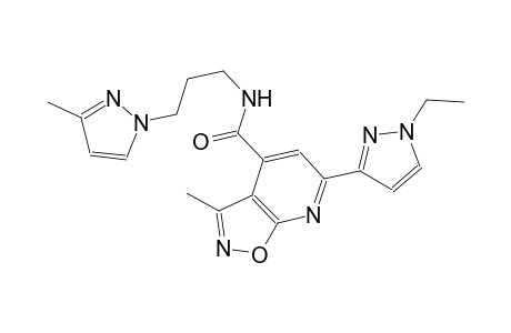isoxazolo[5,4-b]pyridine-4-carboxamide, 6-(1-ethyl-1H-pyrazol-3-yl)-3-methyl-N-[3-(3-methyl-1H-pyrazol-1-yl)propyl]-