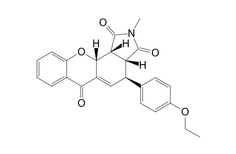 4-(4-ETHOXYPHENYL)-2-METHYL-1,3-DIOXO-3A,4,11A,11B-TETRAHYDROPYRROLO-[3,4-C]-XANTHONE