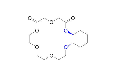 trans-hexadecahydro-1,4,7,10-13,16-benzohexaoxacyclooctadecin-2,6-dione