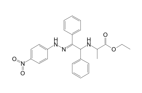 (-)-(S,R,E)-N-(2-Oxo-1,2-diphenylethyl)alanine ethyl ester p-nitrophenylhydrazone