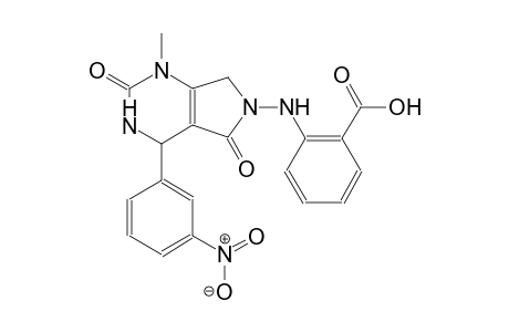 benzoic acid, 2-[[1,2,3,4,5,7-hexahydro-1-methyl-4-(3-nitrophenyl)-2,5-dioxo-6H-pyrrolo[3,4-d]pyrimidin-6-yl]amino]-