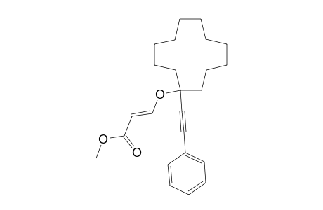 (E)-methyl 3-(1-(phenylethynyl)cyclododecyloxy)acrylate