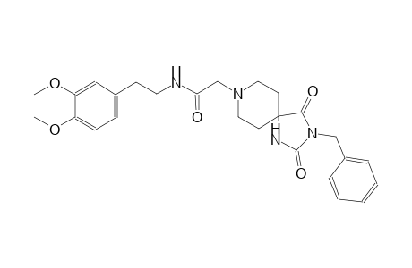 1,3,8-triazaspiro[4.5]decane-8-acetamide, N-[2-(3,4-dimethoxyphenyl)ethyl]-2,4-dioxo-3-(phenylmethyl)-