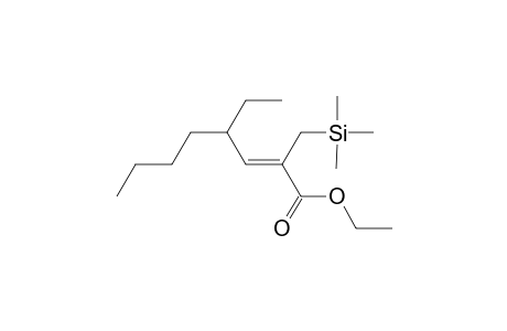 Ethyl 3-(1'-ethylpentyl)-2-[(trimethylailyl)methyl)-2-propenoate