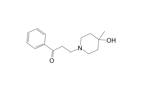 1-Propanone, 3-(4-hydroxy-4-methyl-1-piperidinyl)-1-phenyl-