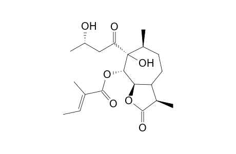 (1S,4S,5S,6R,7S,10S,11R)-1,4-dihydroxy-2-oxo-5-angeloxyxanthan-6,12-olide