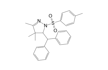4,4,5-Trimethyl-3-diphenylmethyl-2-tosyl-3,4-dihydro-(2H)-pyrazole