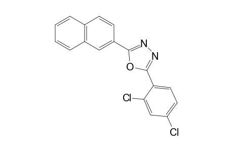 2-(2,4-dichlorophenyl)-5-(2-naphthyl)-1,3,4-oxadiazole