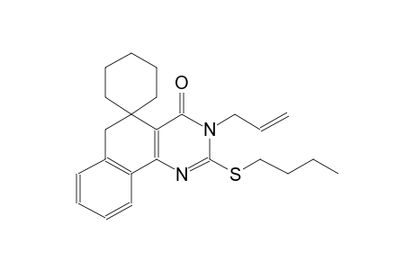 3-allyl-2-(butylthio)-3H-spiro[benzo[h]quinazoline-5,1'-cyclohexan]-4(6H)-one