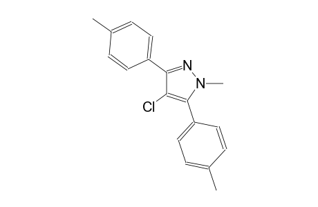 4-chloro-1-methyl-3,5-bis(4-methylphenyl)-1H-pyrazole