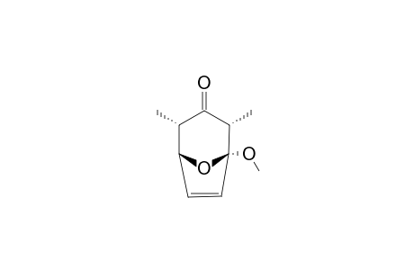 2,4-DIMETHYL-1-METHOXY-8-OXABICYCLO-[3.2.1]-OCT-6-EN-3-ONE