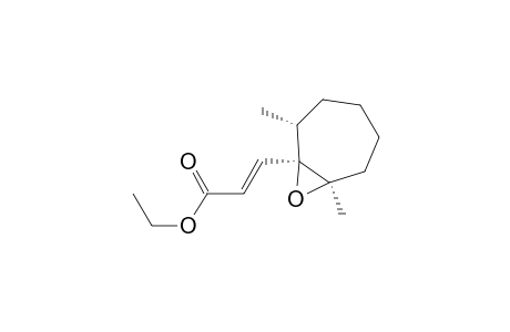 2-Propenoic acid, 3-(2,7-dimethyl-8-oxabicyclo[5.1.0]oct-1-yl)-, ethyl ester, [1.alpha.(E),2.alpha.,7.alpha.]-(.+-.)-