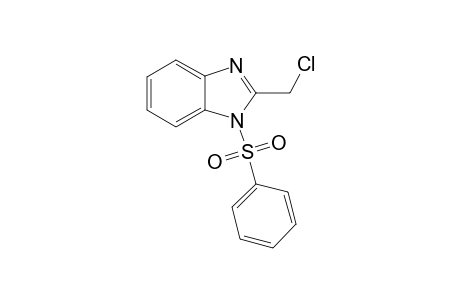 1-Phenylylsulfonyl-2-chloromethylbenz-imidazole