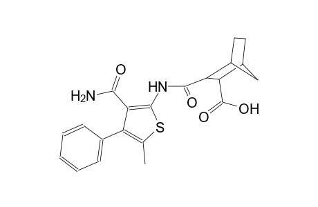 3-({[3-(aminocarbonyl)-5-methyl-4-phenyl-2-thienyl]amino}carbonyl)bicyclo[2.2.1]heptane-2-carboxylic acid