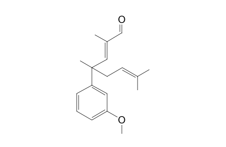 (E)-4-(3-Methoxyphenyl)-2,4,7-trimethyloct-2,6-dienal