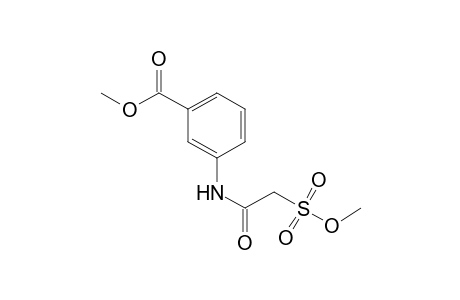 Benzoic acid, 3-[[2-(methoxysulfonyl)acetyl]amino]-, methyl ester