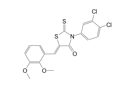 (5Z)-3-(3,4-dichlorophenyl)-5-(2,3-dimethoxybenzylidene)-2-thioxo-1,3-thiazolidin-4-one