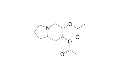 1-Aza-3,4-diacetoxybicyclo[3.4.0]nonane
